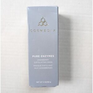 Cosmedix Pure Enzymes Cranberry Exfoliating Mask NEW 2 oz 60g